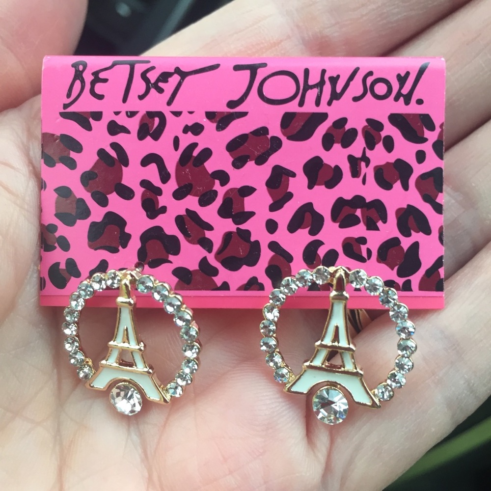 Crystal Eiffel Tower earrings
